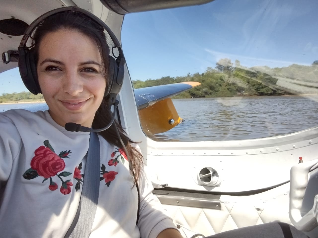 La piloto uruguayense