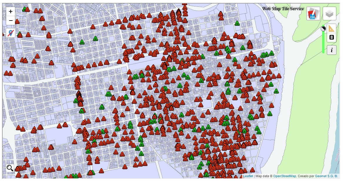 Desde este lunes, la comunidad podrá acceder a un link y apreciar los baches relevados en toda la ciudad