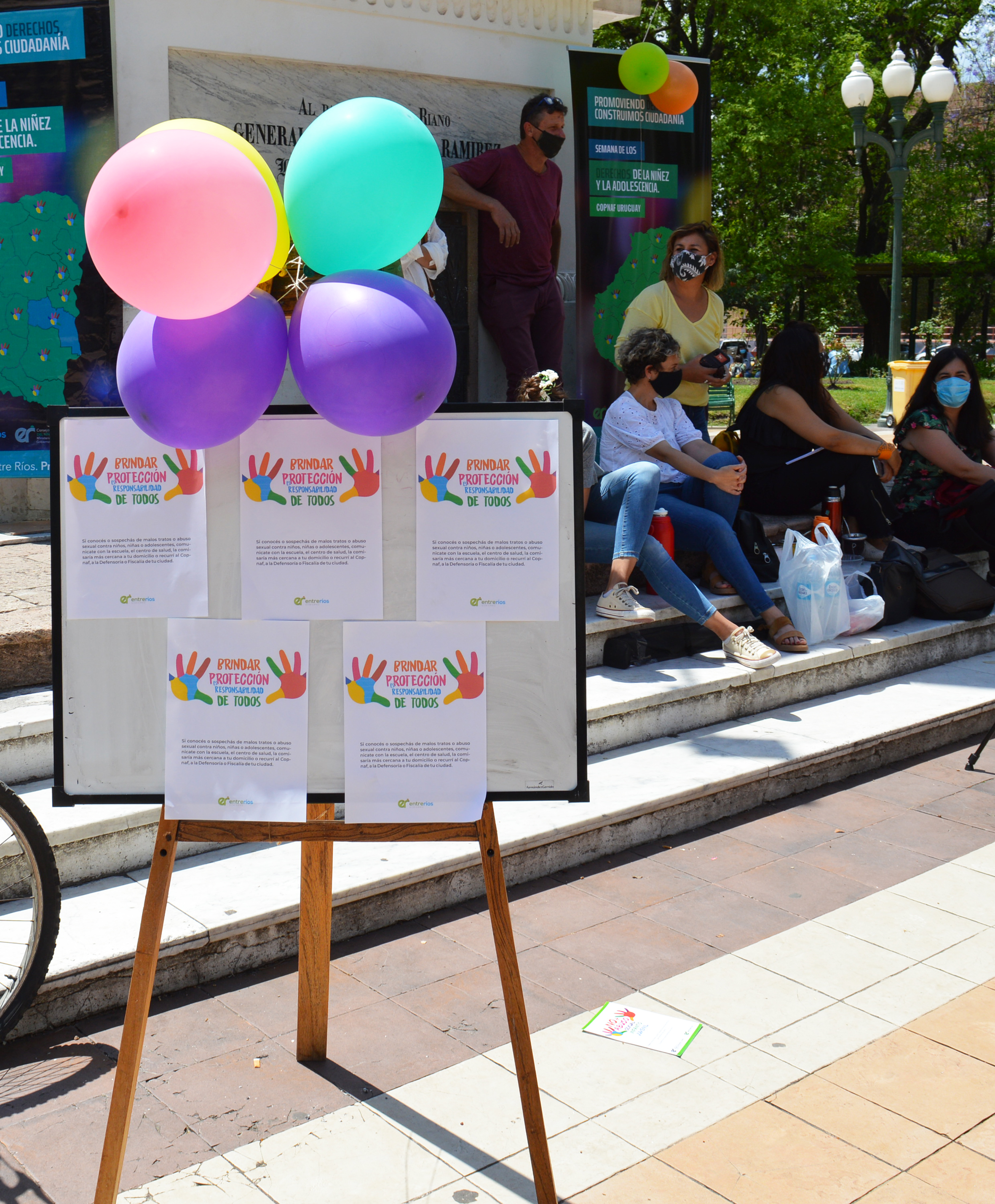 La actividad fue en plaza Ramírez