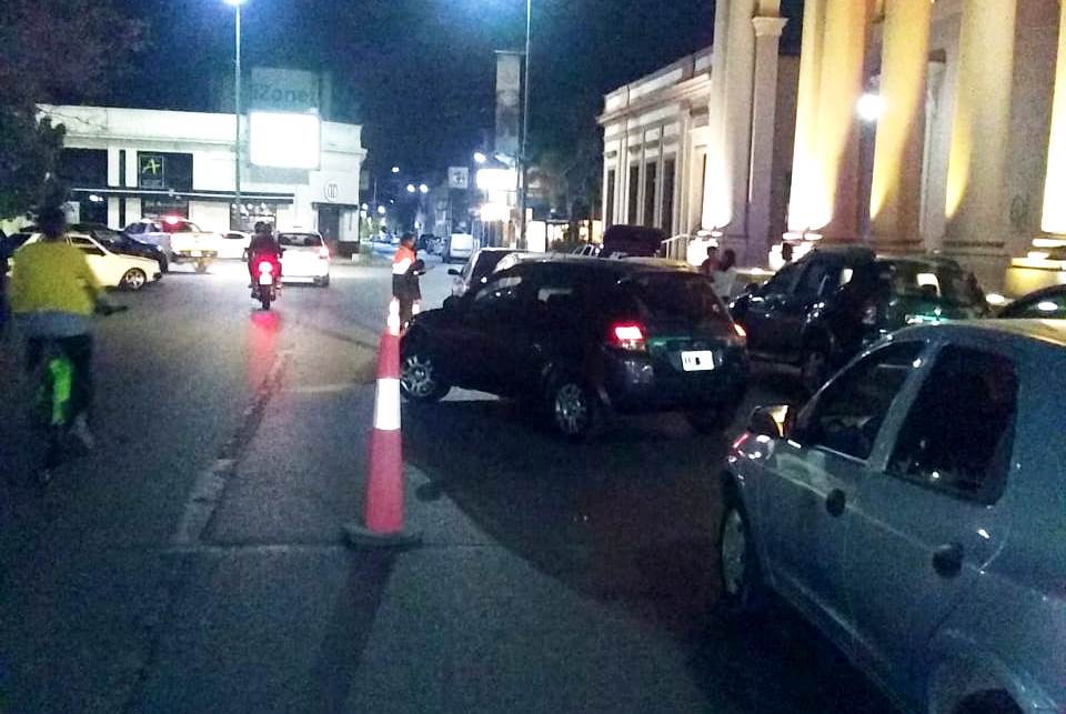 Controles de alcoholemia en plaza Ramírez