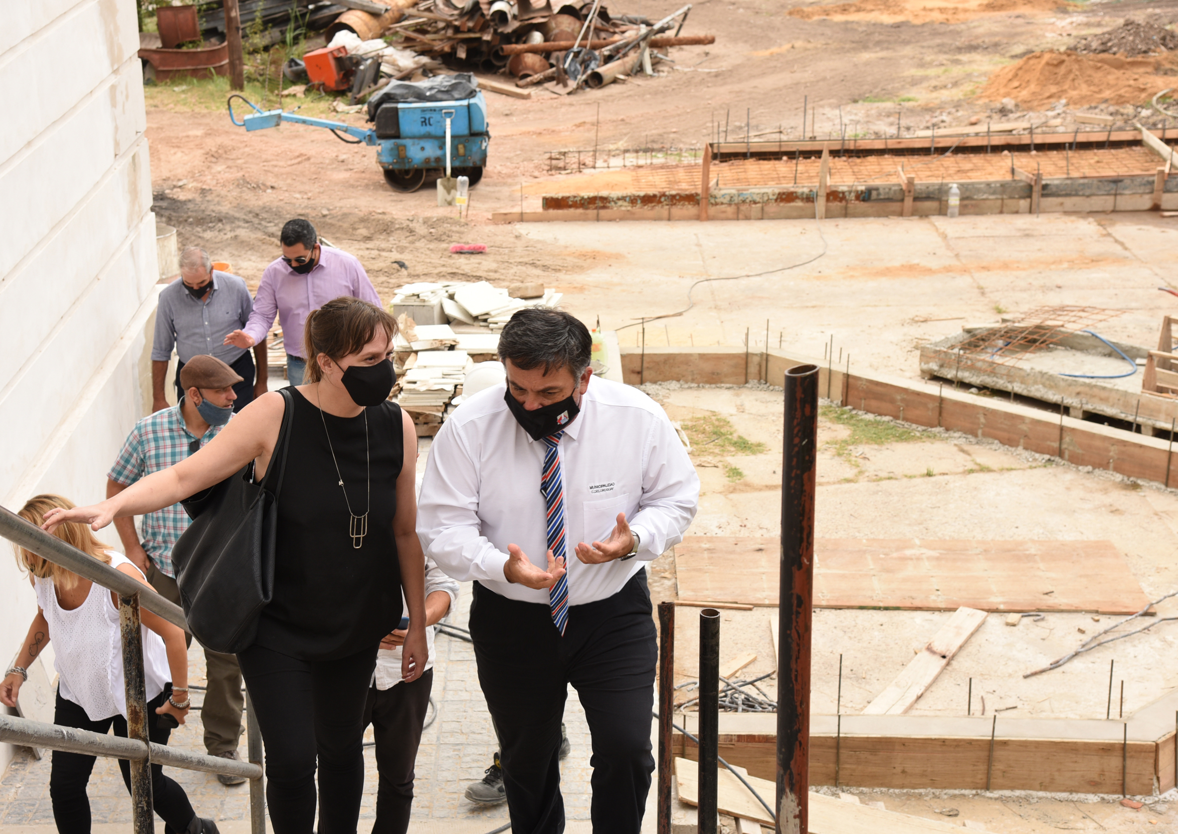 Registra mayor avance en la obra del futuro Centro Cultural de la Ex Central Caseros.