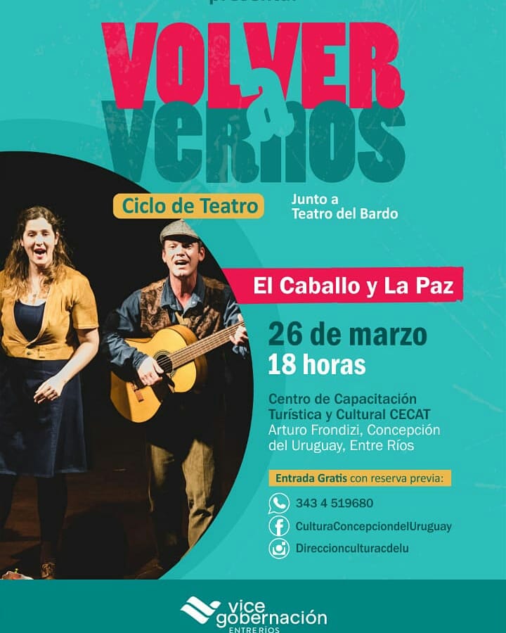 La Vicegobernación implementa el programa teatral “Volver a Vernos”.