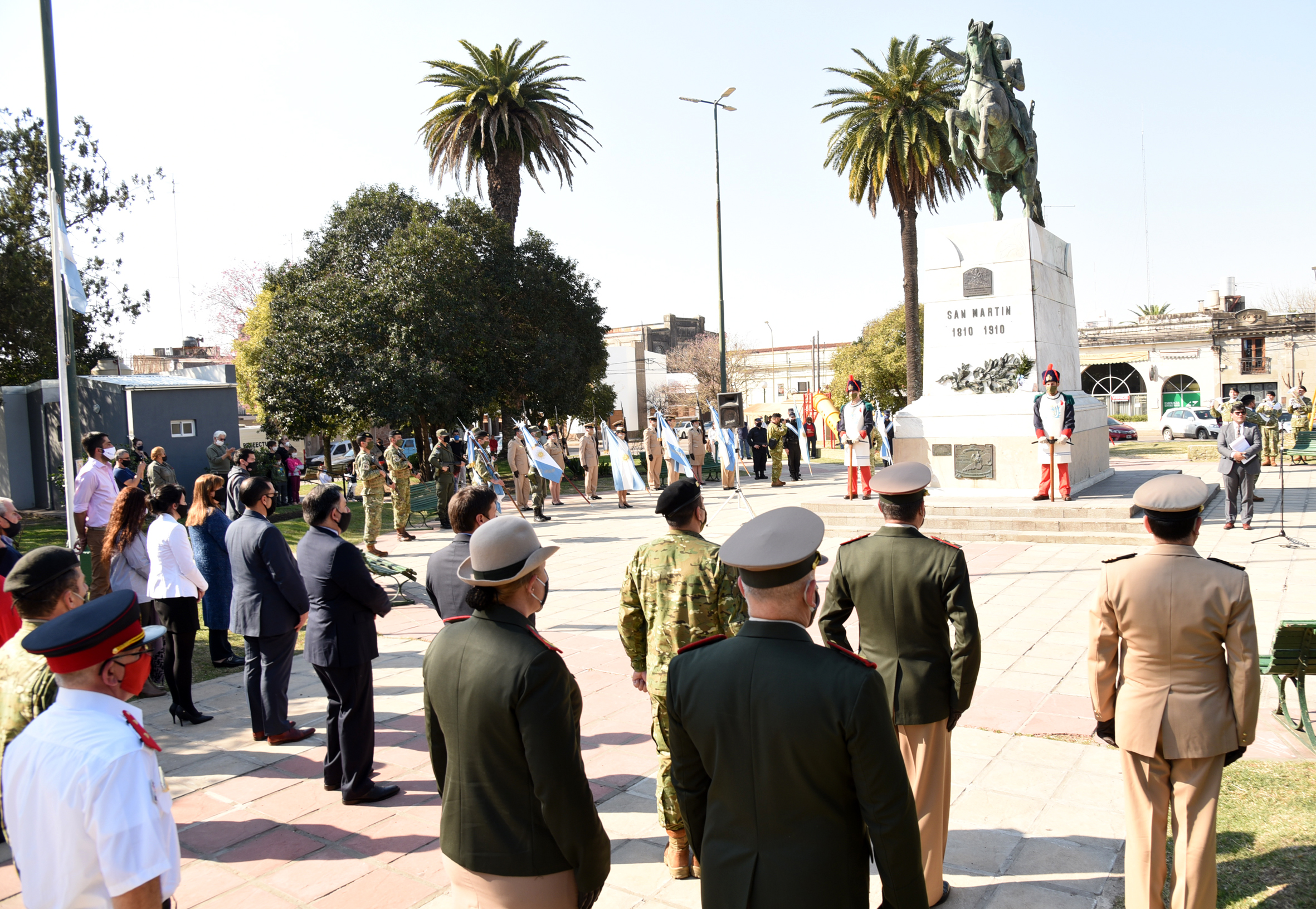 Al cumplirse 171 años del fallecimiento de San Martín, se realizará el 17 de agosto la ceremonia en su homenaje. Será desde las 14.45 en la plaza homónima.