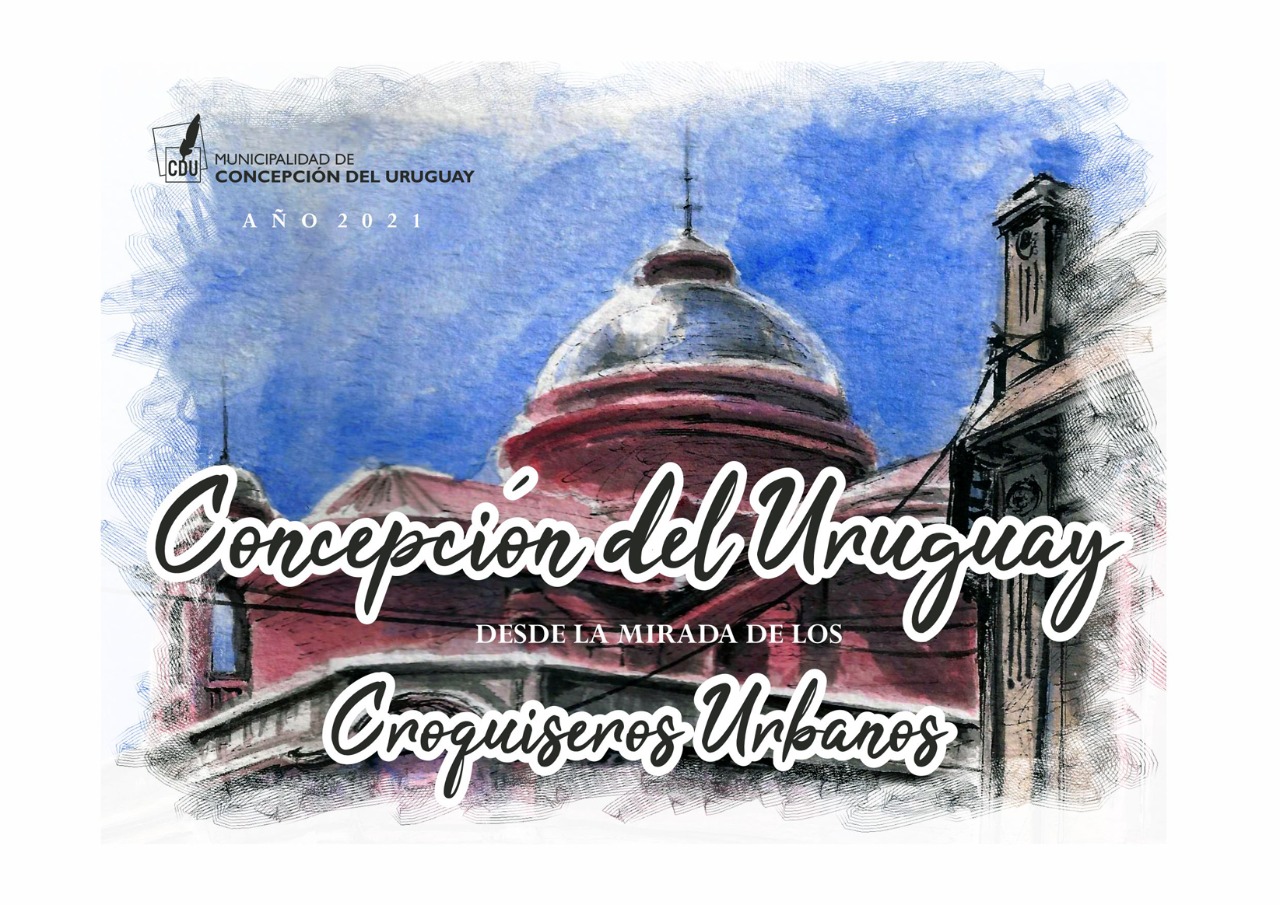 Obras de los Croquiseros Urbanos fueron recopiladas en un libro impreso por la Municipalidad, que será presentado este miércoles a las 12.30 en el Museo Panizza.