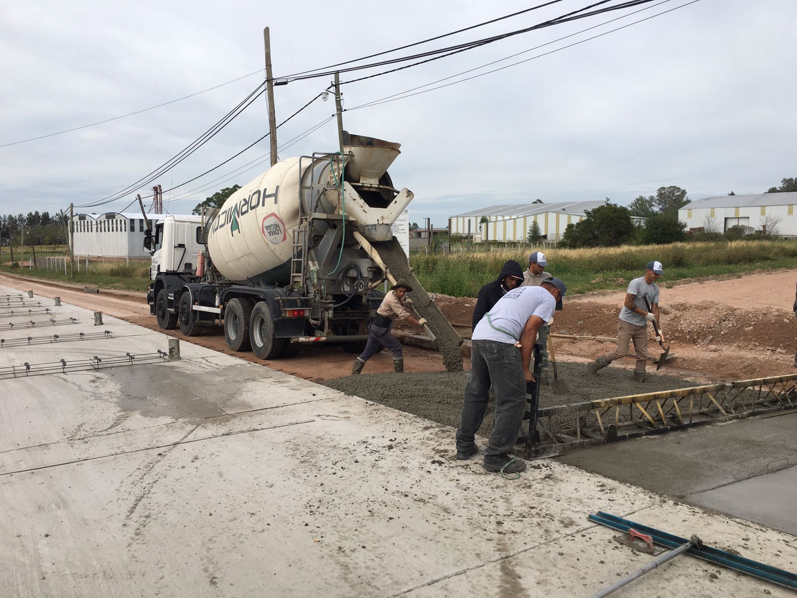 Finaliza la primera etapa de pavimentación en el Parque Industrial