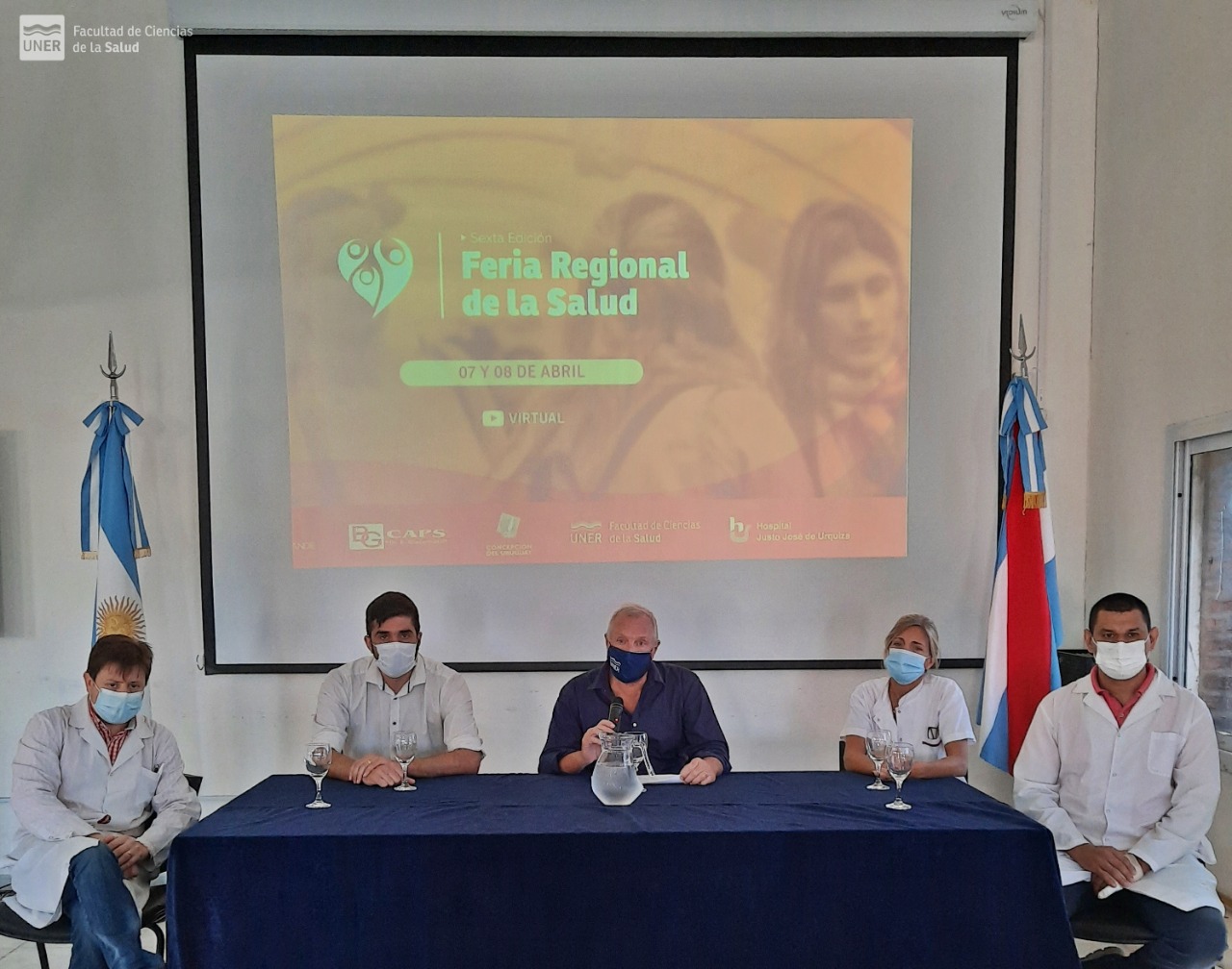 Autoridades brindaron una conferencia de prensa con el fin de difundir las actividades a desarrollarse en el marco de la 6° Edición de la Feria Regional de Salud “Desde Concepción por la salud” organizada para los días 7 y 8 de abril.