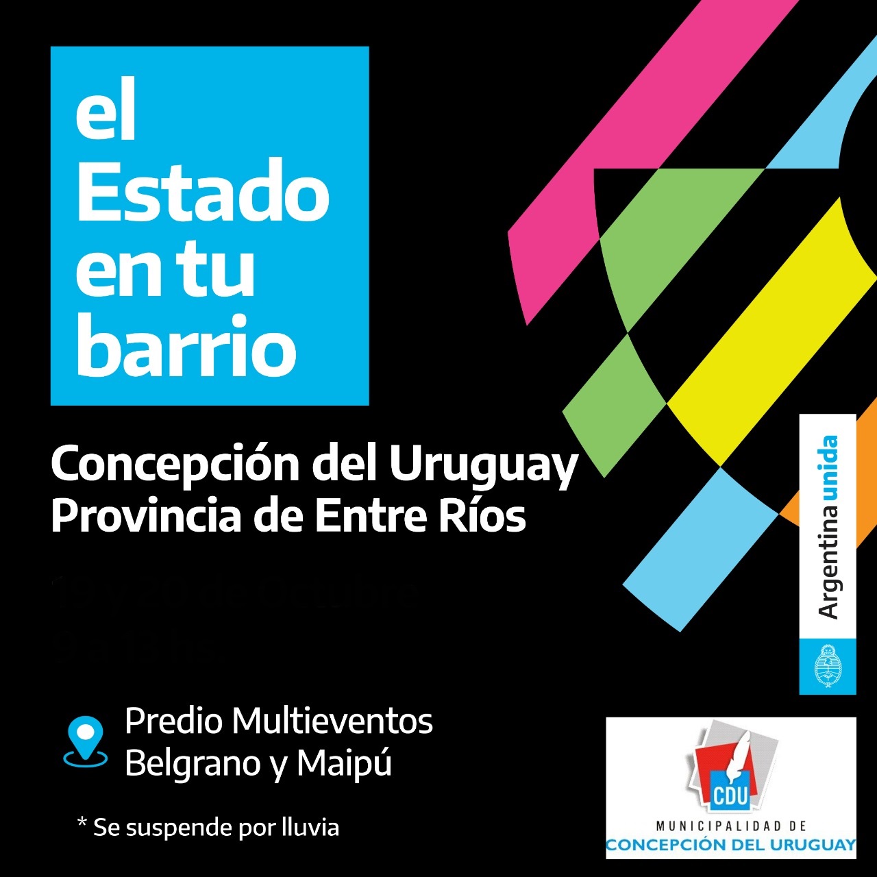 “El Estado en tu Barrio” llega al Multieventos