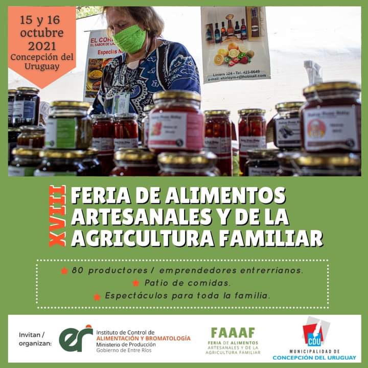 Se viene la XVIII edición de la Feria de Alimentos en Concepción del Uruguay