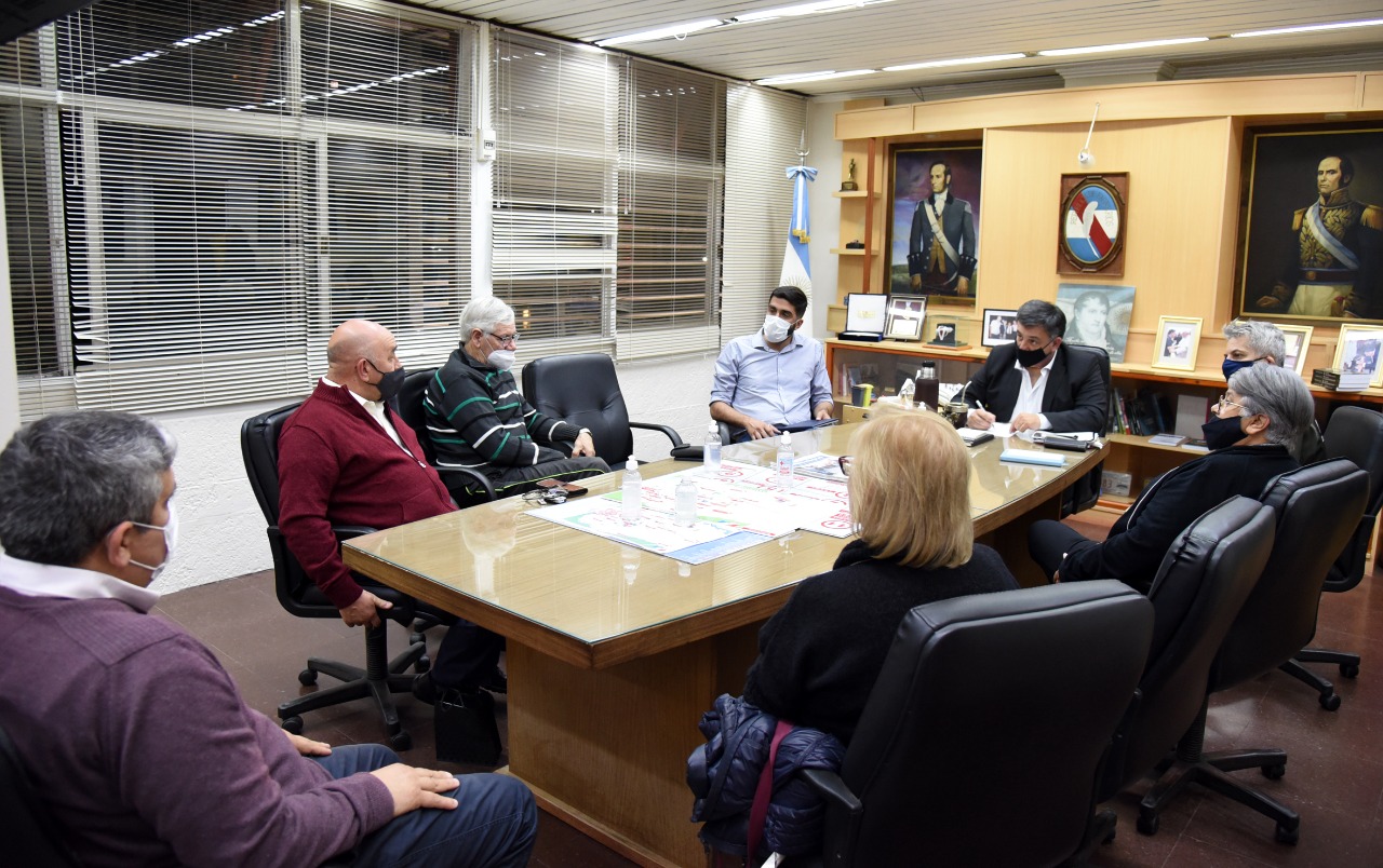 El Centro de Jubilados municipales, fue recibido por el  Intendente