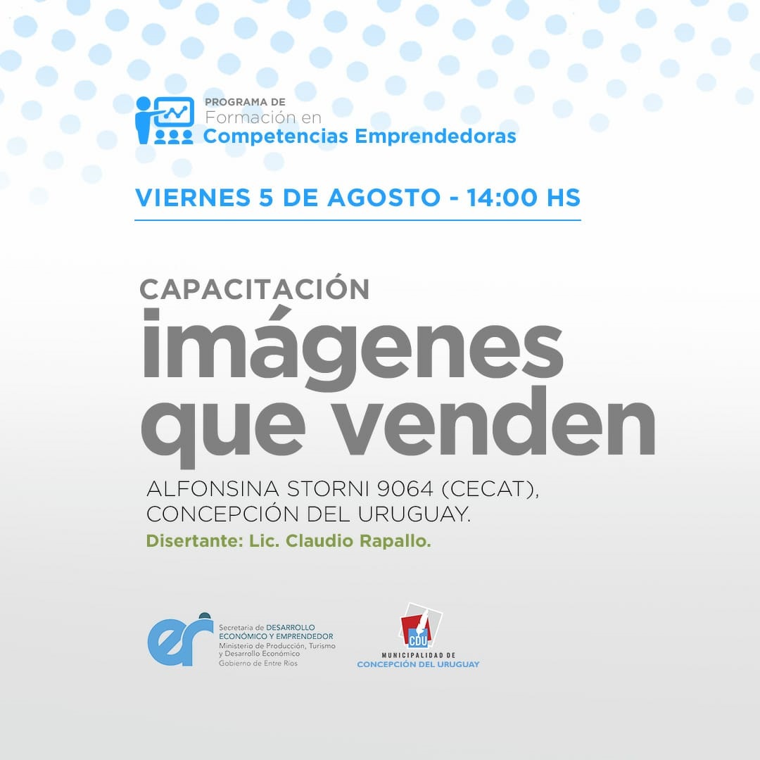 Capacitarán a emprendedores sobre fotografía como estrategia de venta