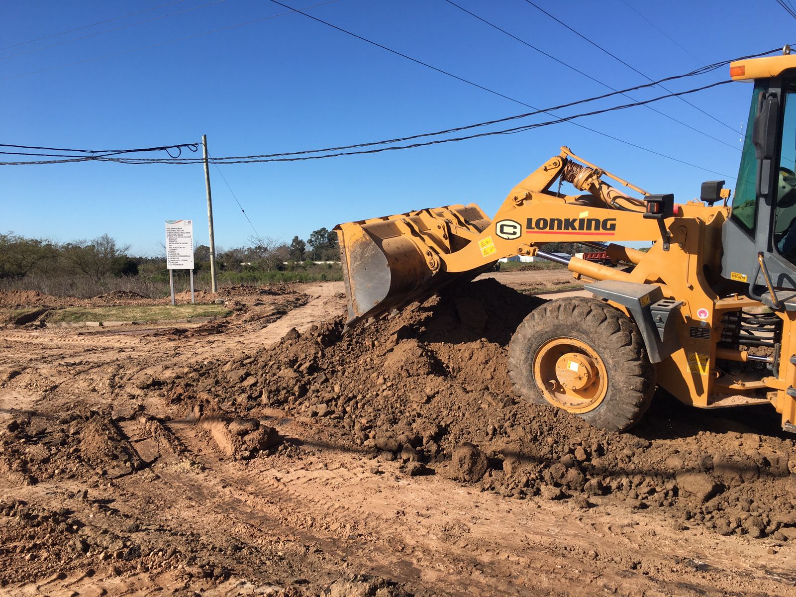 Comenzó la segunda etapa de pavimentación del Parque Industrial