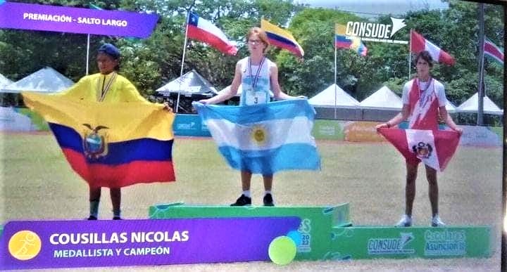 Joven uruguayense obtuvo la medalla de oro en salto en largo