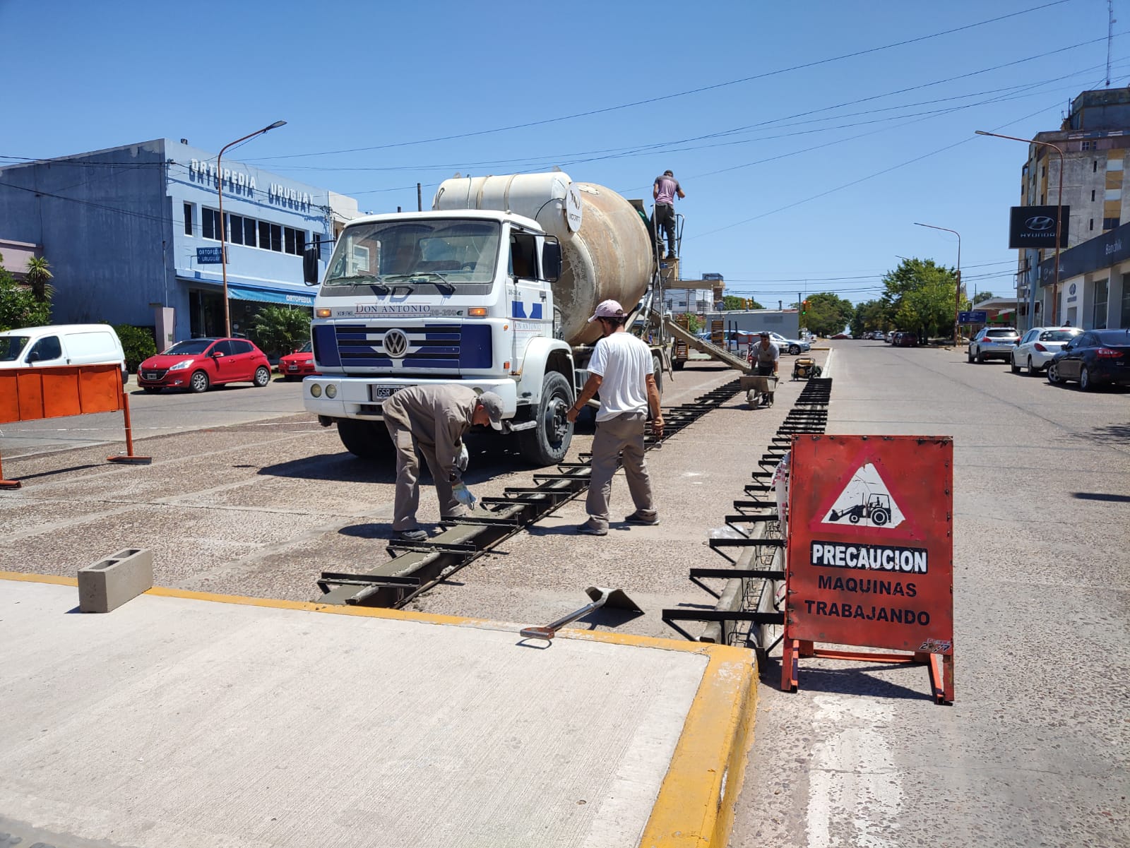 Comenzaron los trabajos de puesta en valor en Bv. Los Constituyentes