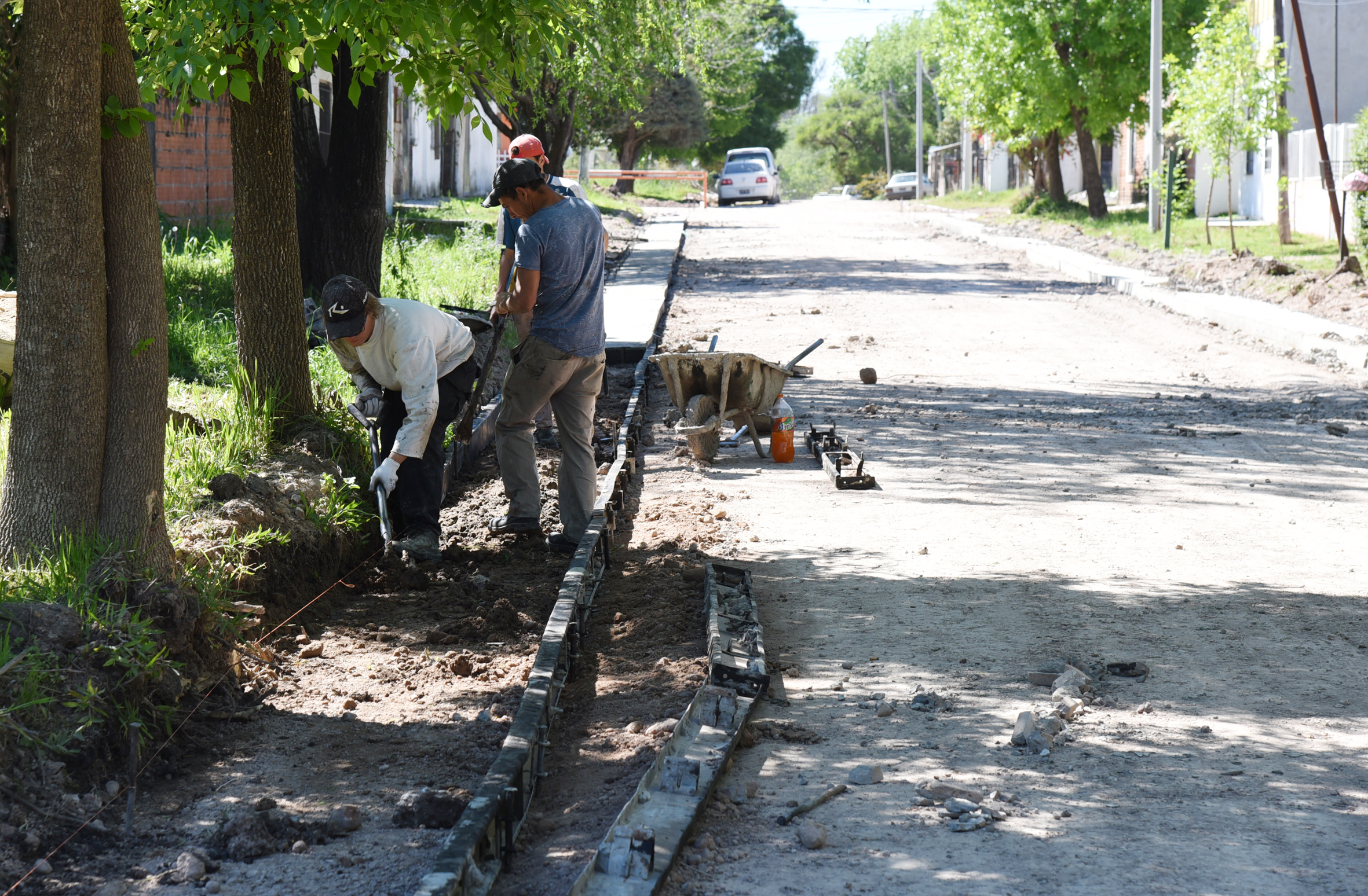 Más de 800 vecinos se verán beneficiados con la pavimentación en el barrio Zapata