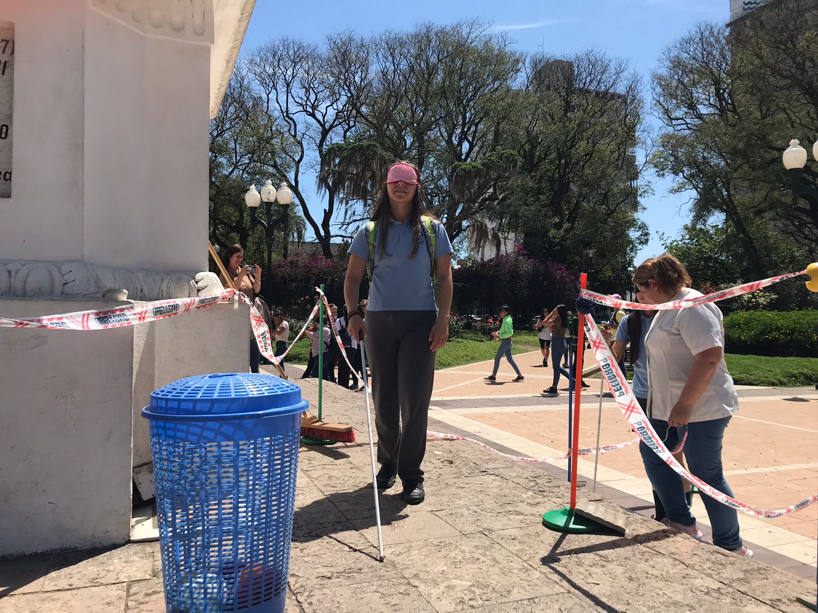 Realizaron actividades por el Día del Bastón Blanco