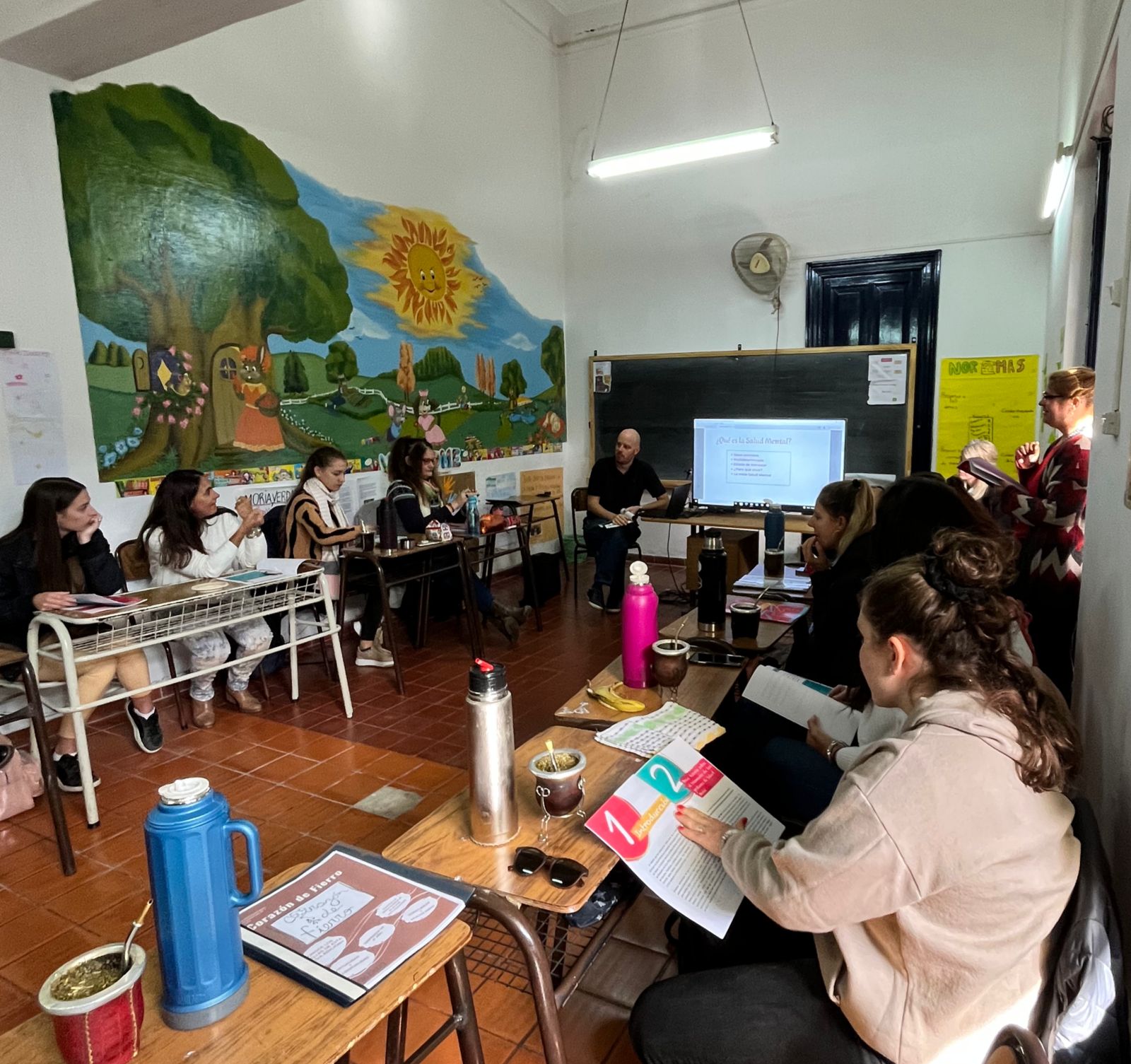 Continúan los trabajos de la Dirección de Salud Mental en las escuelas locales