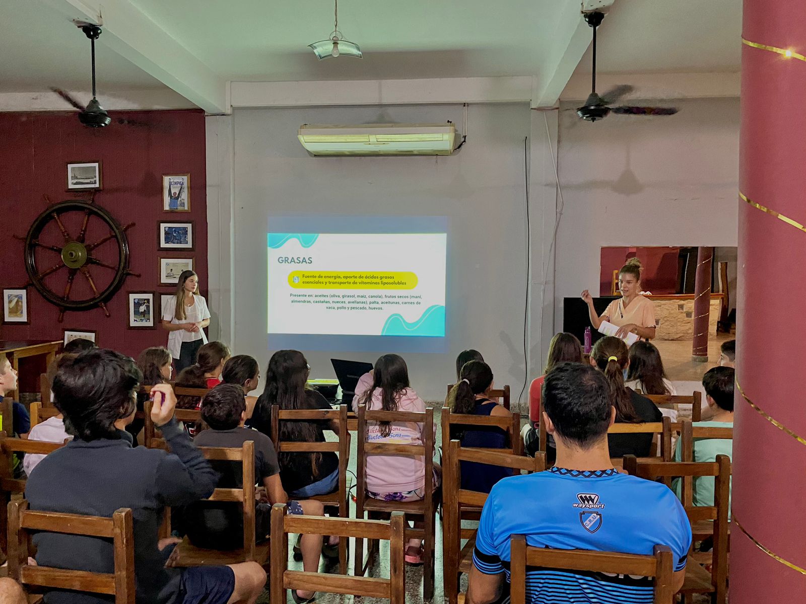 Dictan talleres de nutrición en los clubes locales