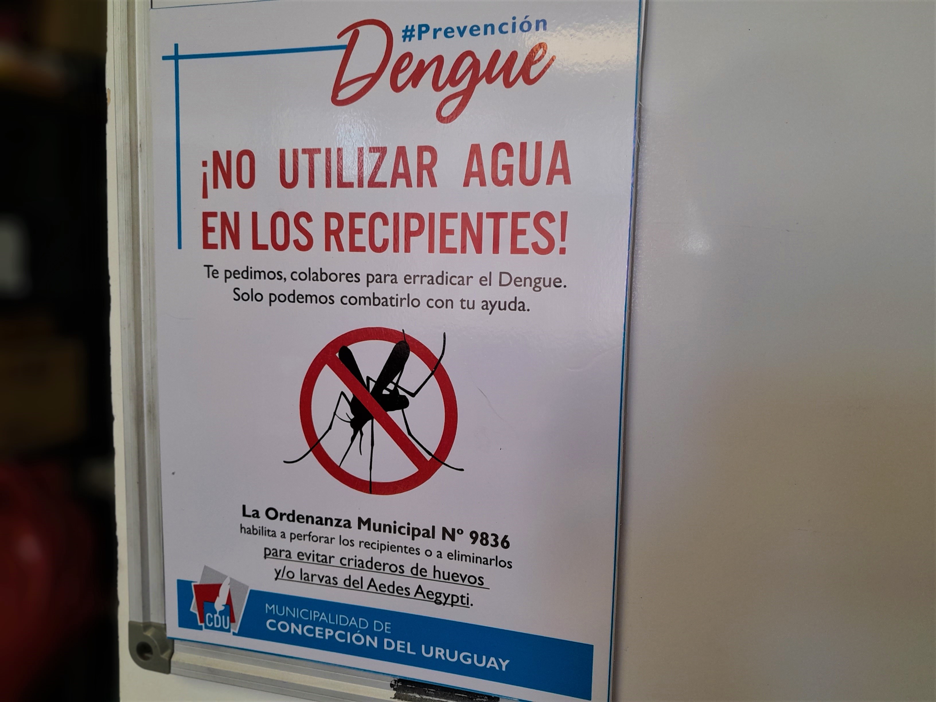 Solicitan colaborar con la campaña contra el Dengue en el Cementerio