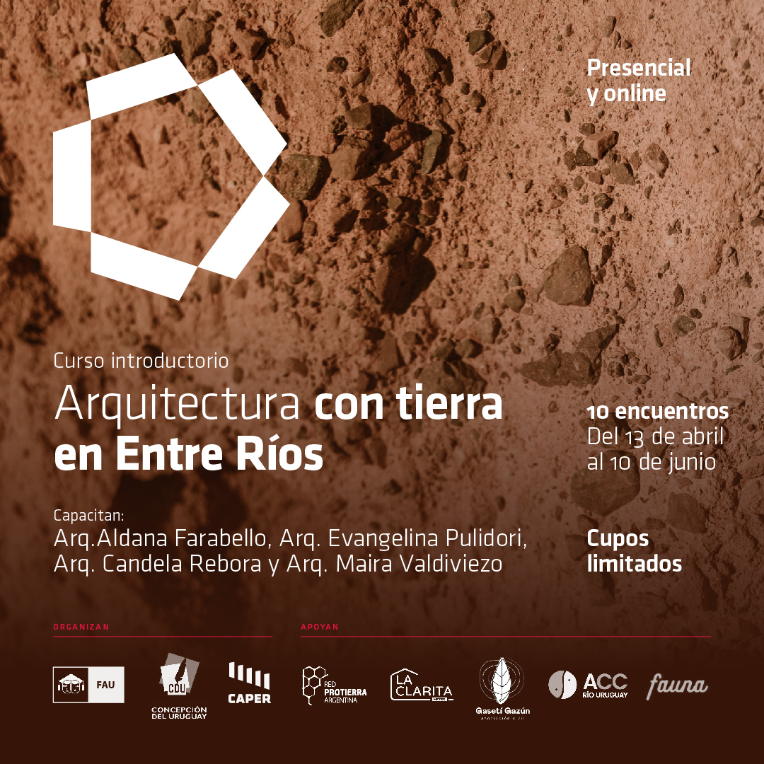 Capacitarán sobre Arquitectura con Tierra