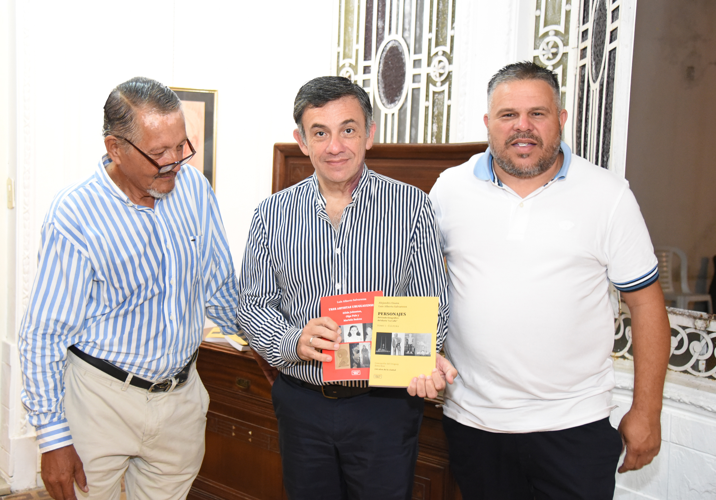 Presentaron un nuevo libro auspiciado por el Municipio: “Personajes” de Luis Salvarezza y Alejandro Osuna