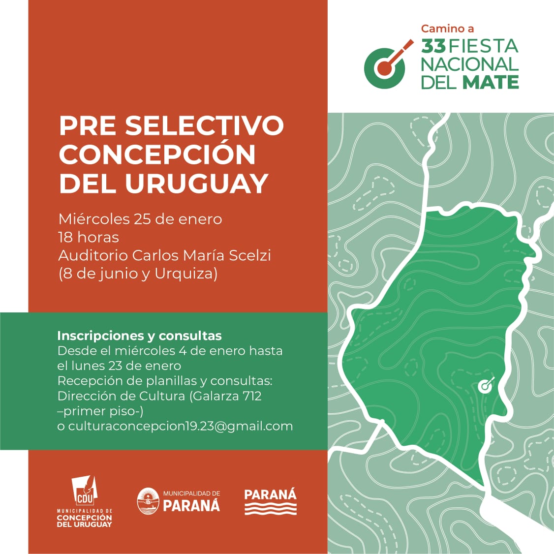 Se convoca a artistas para participar del festival “Pre Mate 2023”