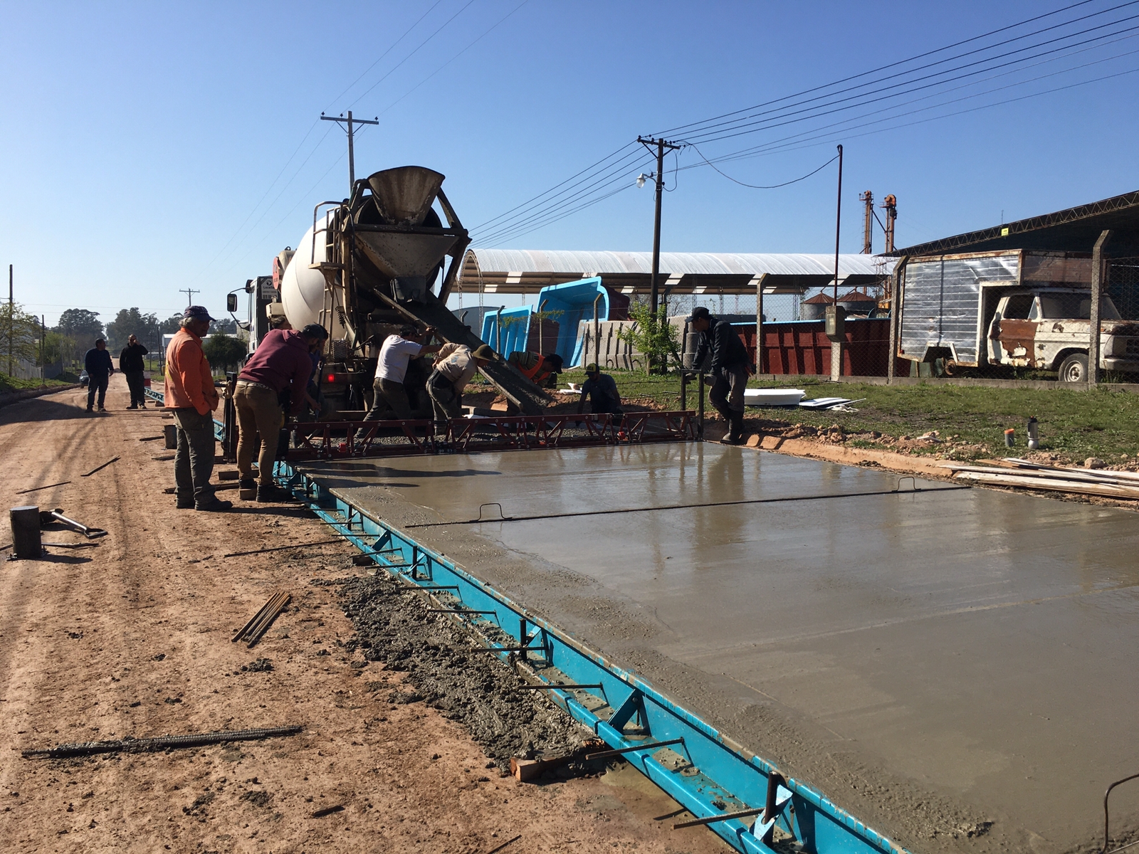 Culminó la segunda etapa de la pavimentación en el Parque Industrial