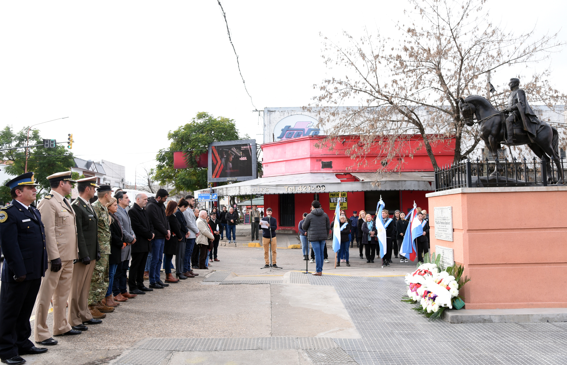 La ciudad rindió homenaje a Francisco Ramírez, a 202 años de su asesinato