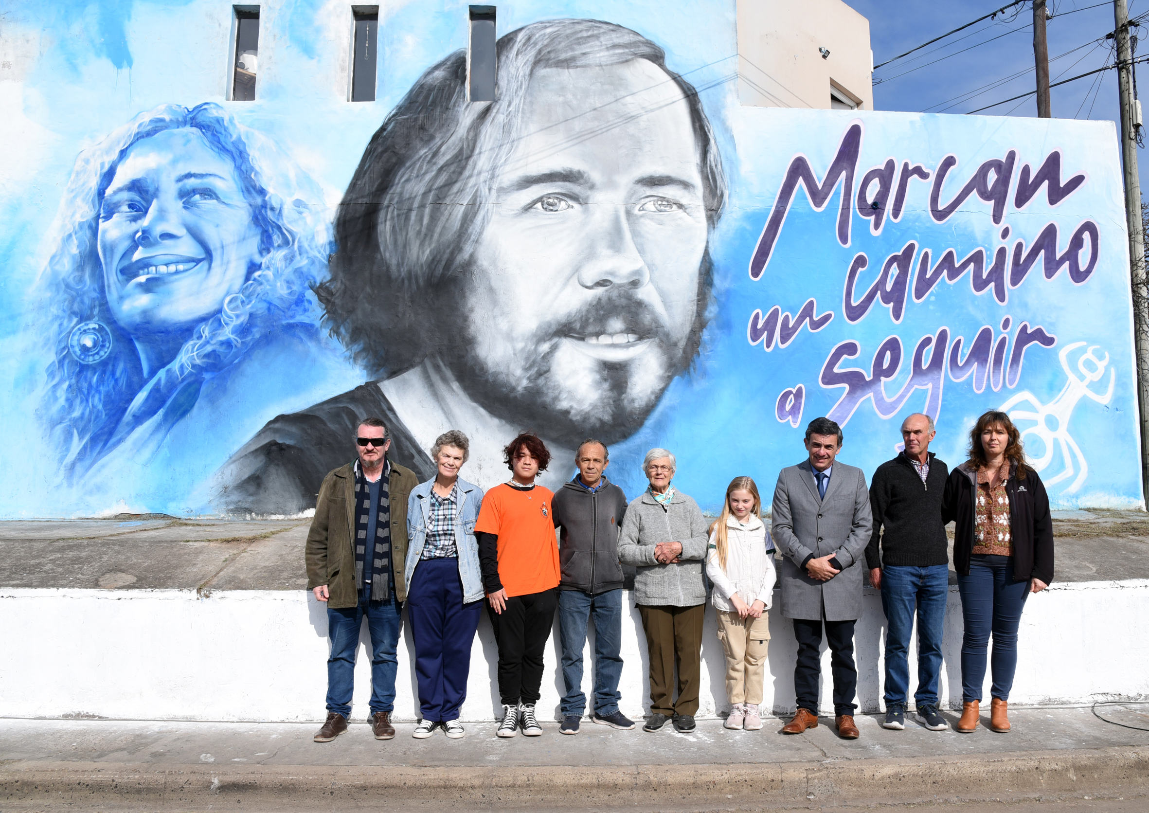 Inauguraron un mural con los rostros de “Pocho” y Celeste Lepratti