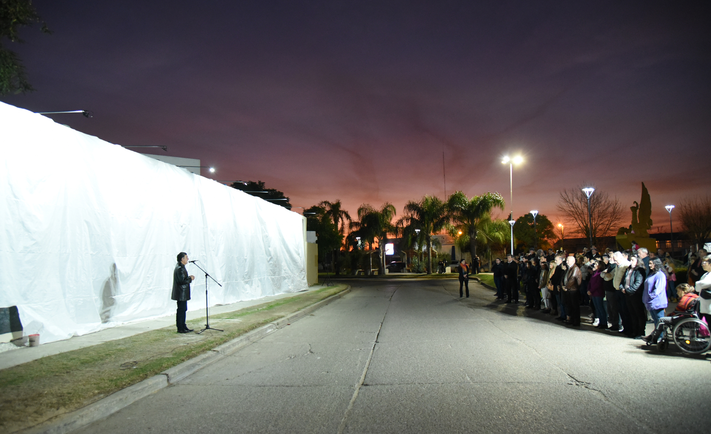 Inauguraron el mural artístico sobre la Batalla de Caseros