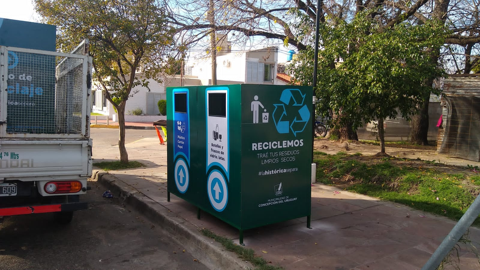 Se colocaron nuevos puntos de reciclado en la ciudad