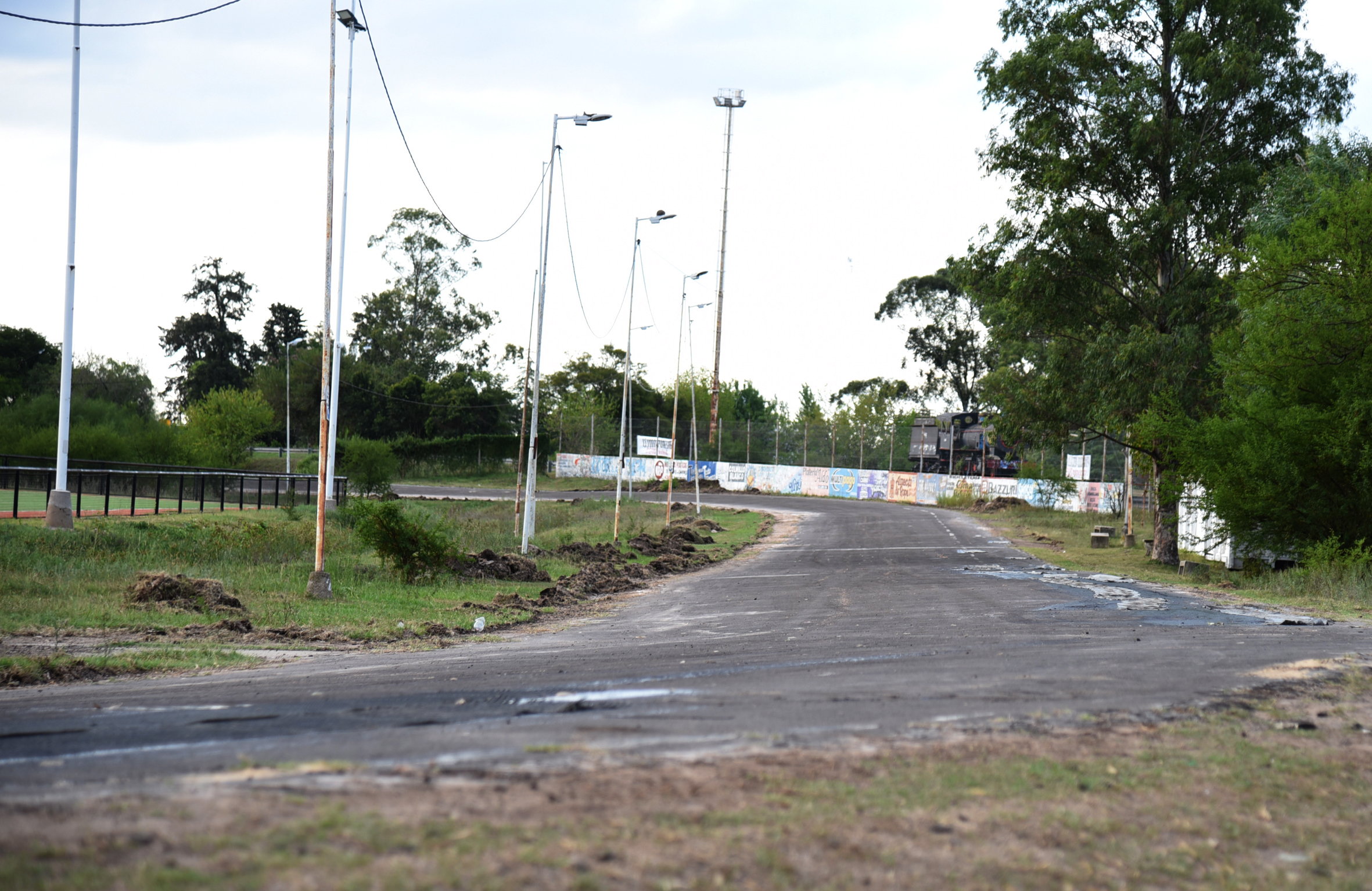 Comenzó la repavimentación del Velódromo municipal