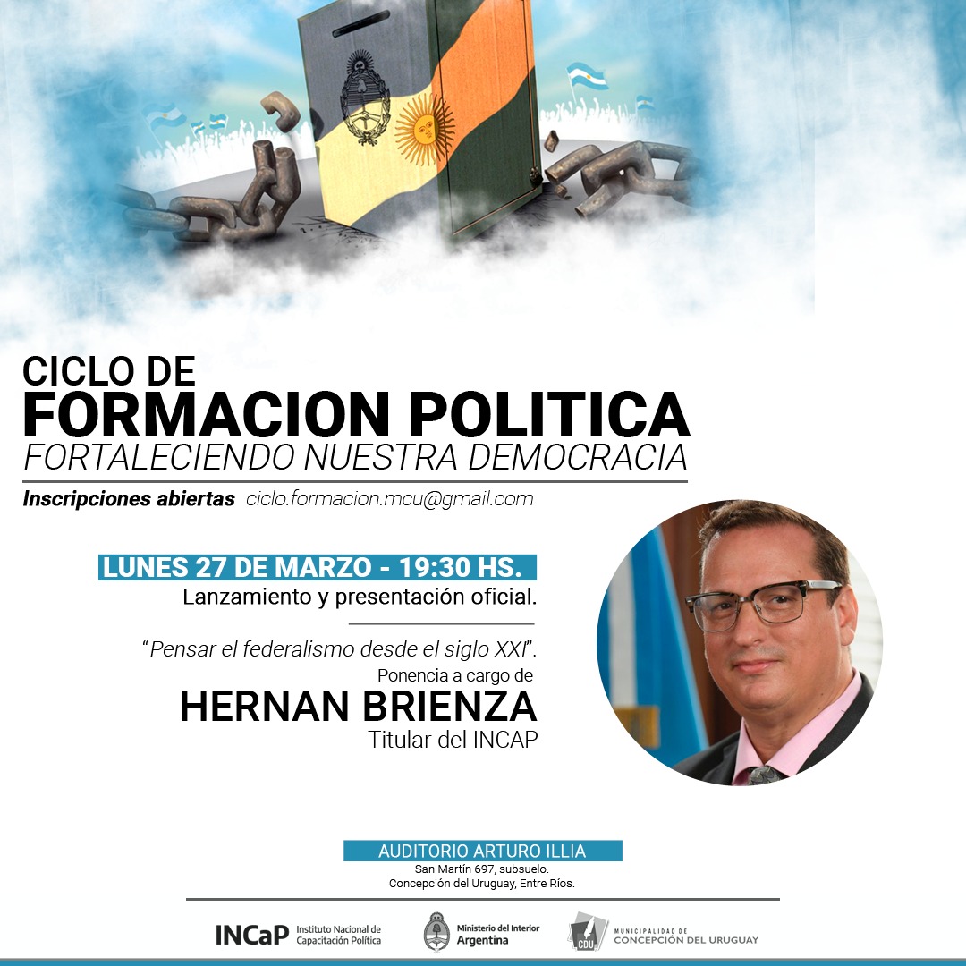 Ciclo de formación política: "Fortaleciendo nuestra democracia"