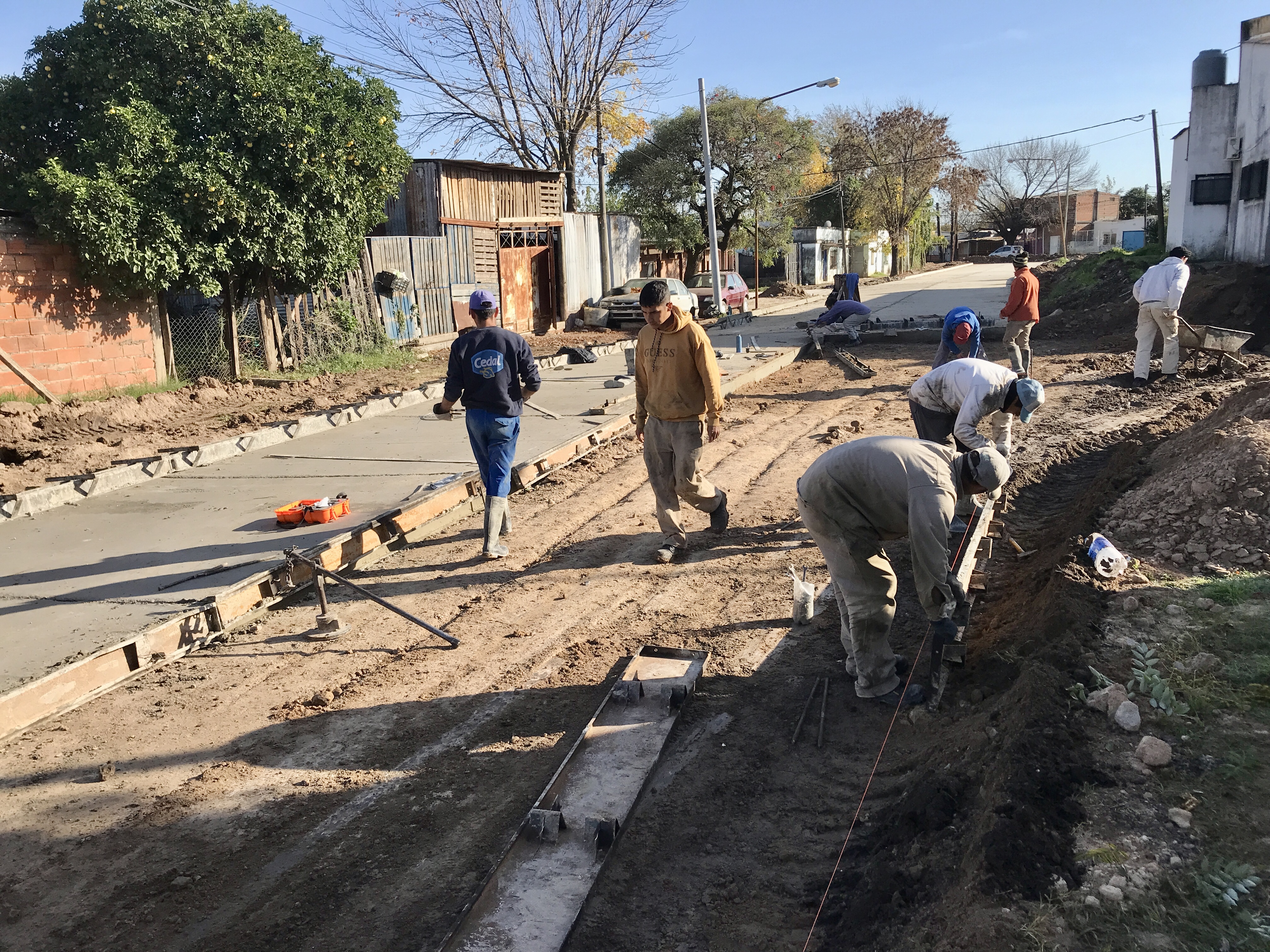 Más de 750 personas se verán beneficiadas con la pavimentación del Barrio Zapata