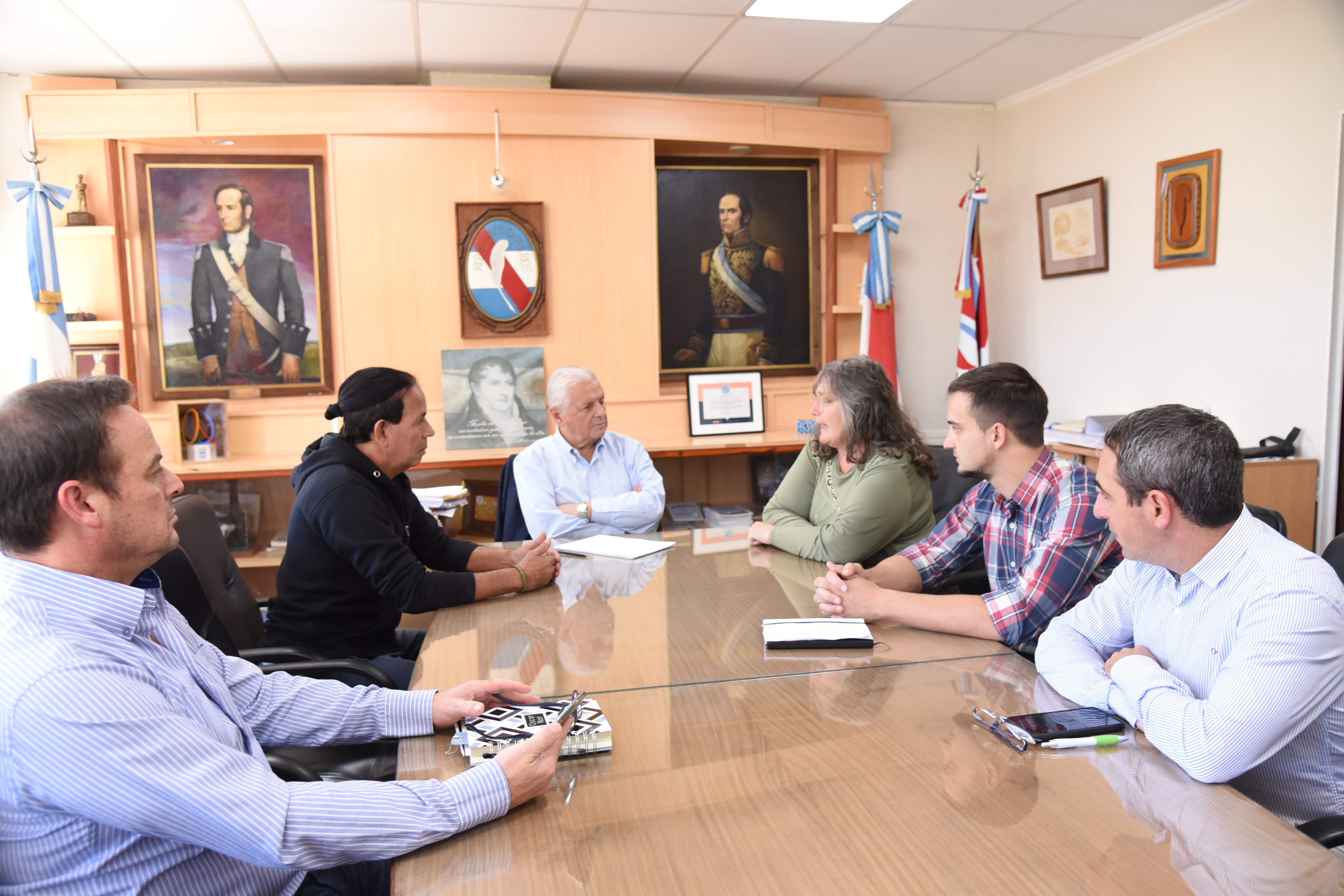 Lauritto se reunió con ATE Municipal