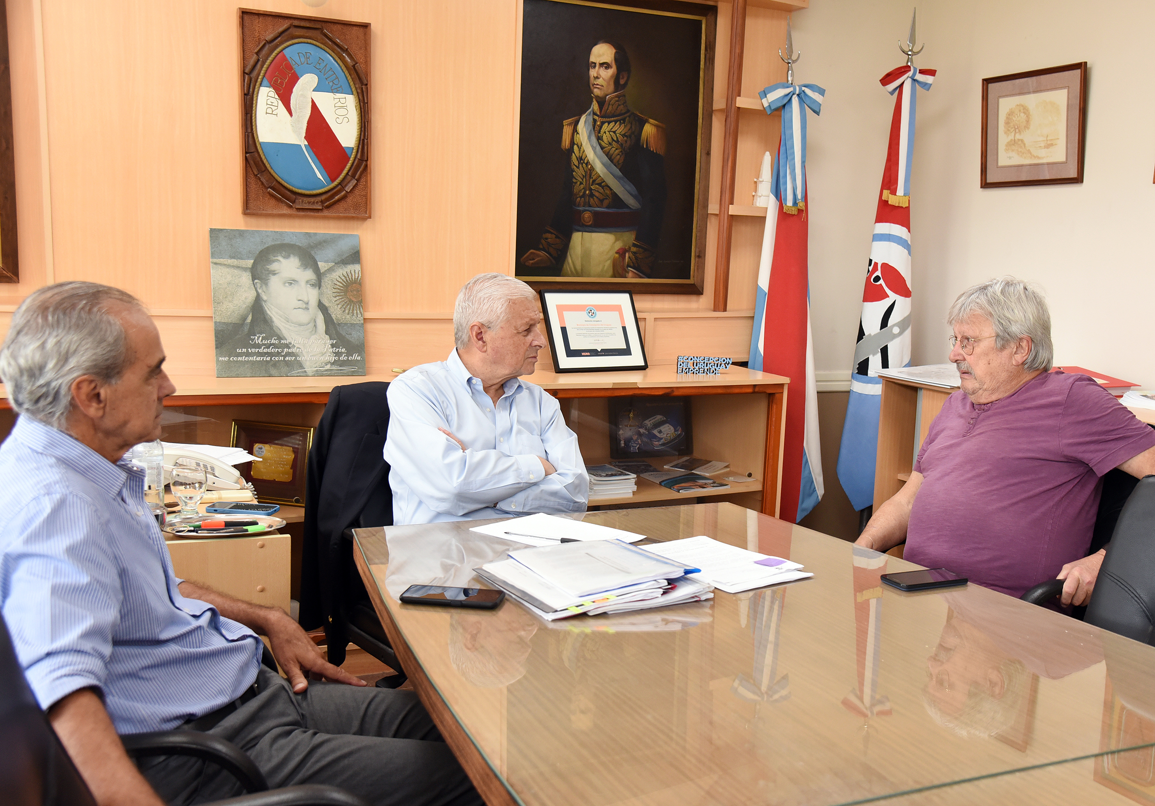 Lauritto recibió a integrantes de la recordada “Agrupación Vocal del Histórico”