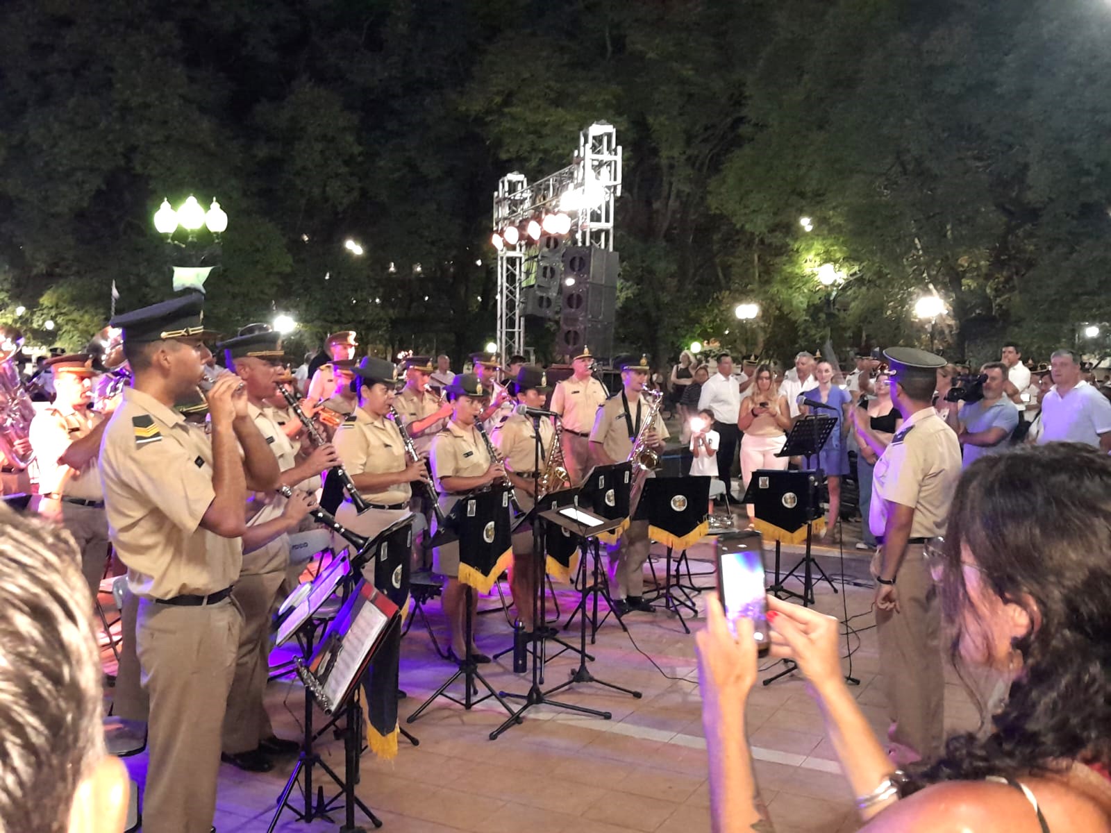 Un Encuentro de Bandas cerró las conmemoraciones de Caseros y San Lorenzo