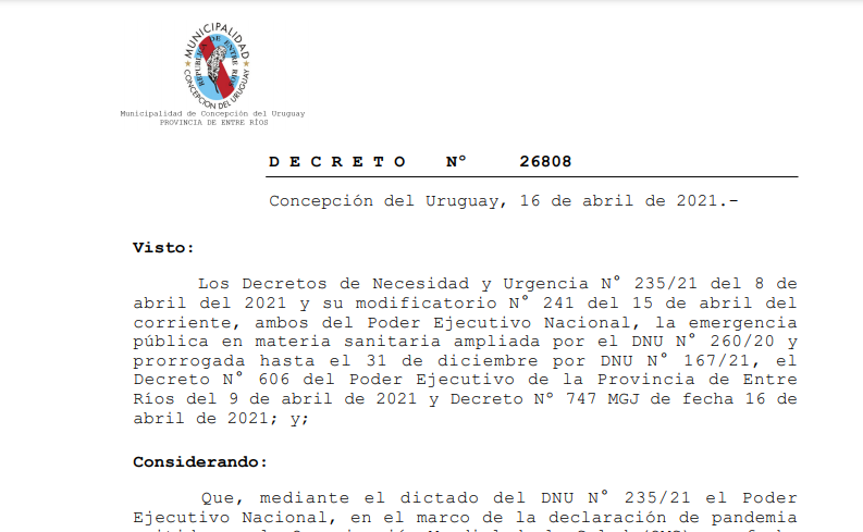 Imagen Decreto 26808