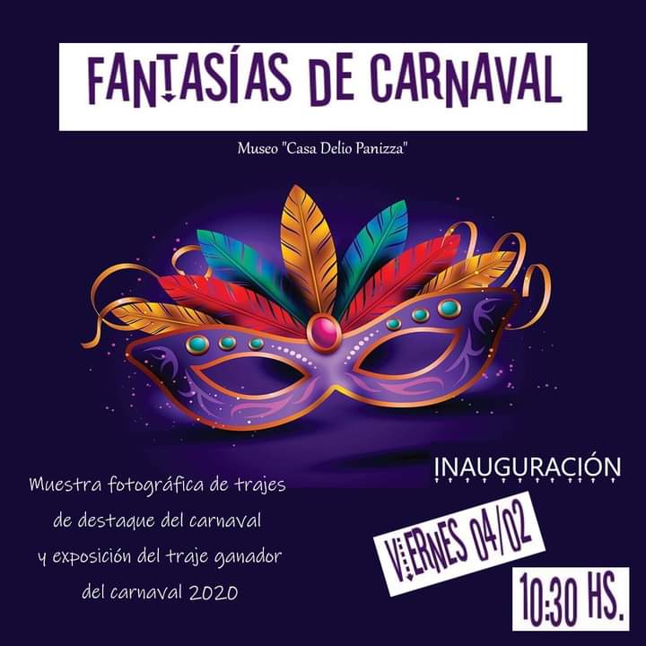  El Museo Panizza inaugura la muestra “Fantasías de Carnaval”