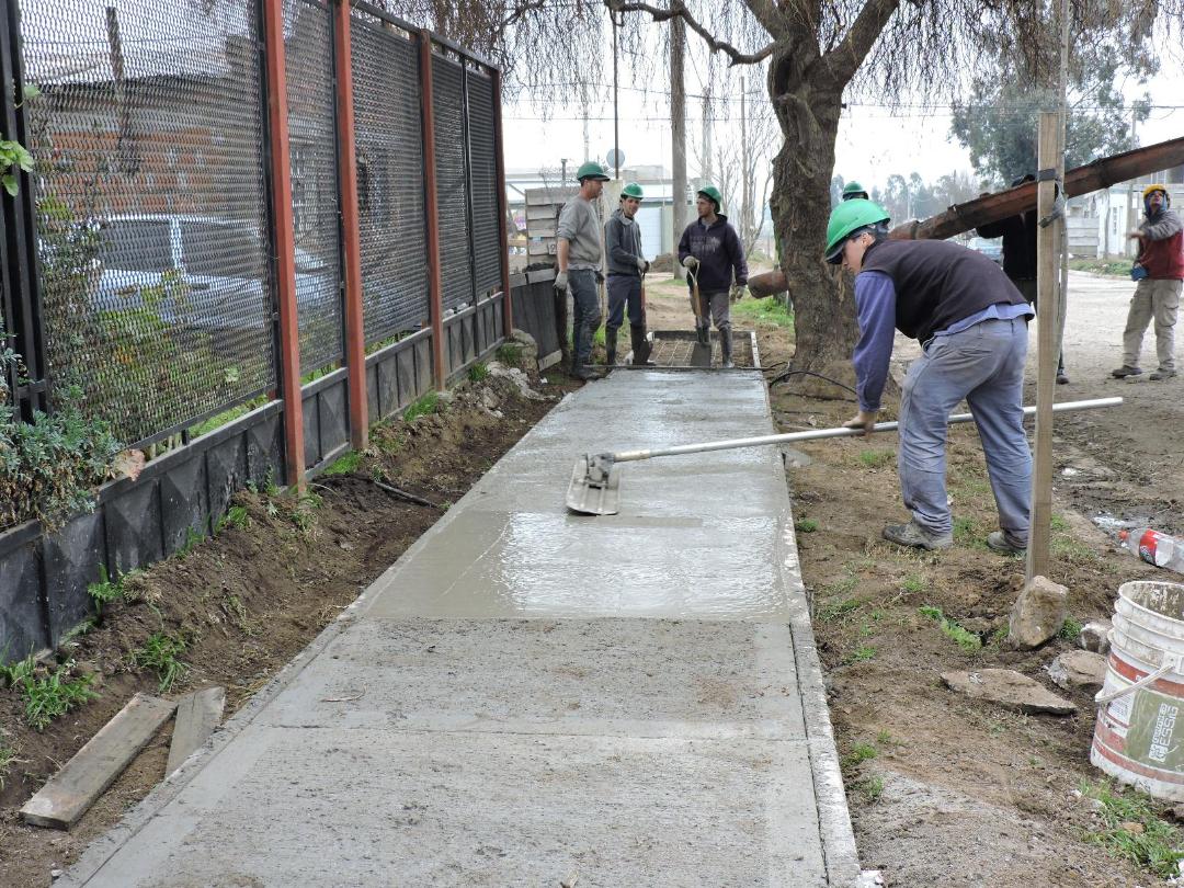 Construirán veredas en calle Sarmiento